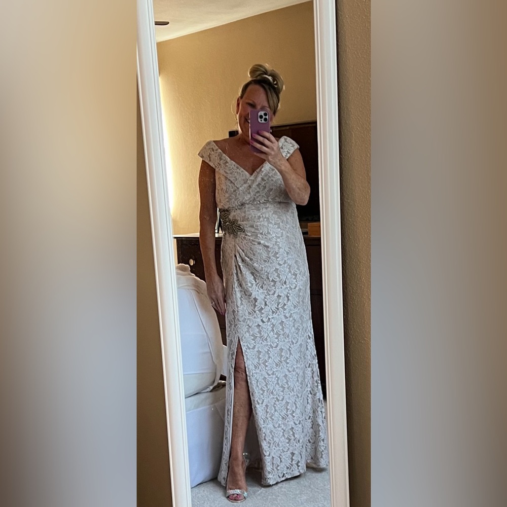 Worn once. Mother of the bride dress or formal wear.